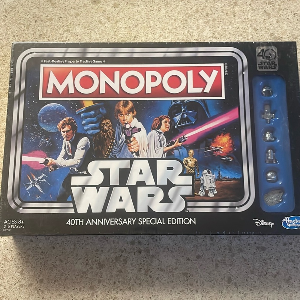 Star Wars Monopoly 40th Anniversary Edition New Sealed
